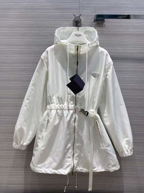 Prada Workwear Style Removable Sleeve Windbreaker to Vest