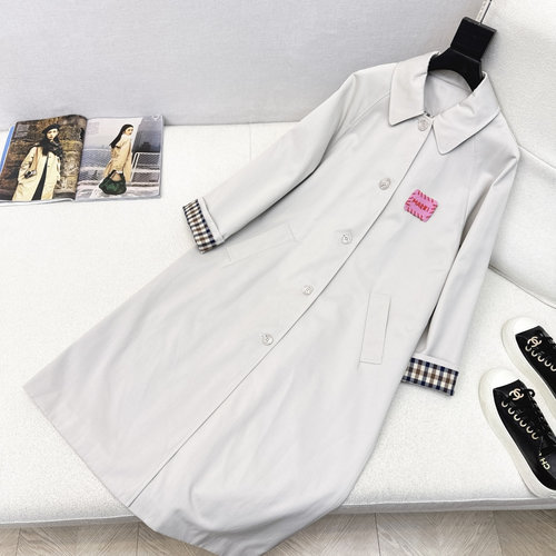 Marni Mid-Length Windbreaker with Checked Lining for Stylish Look