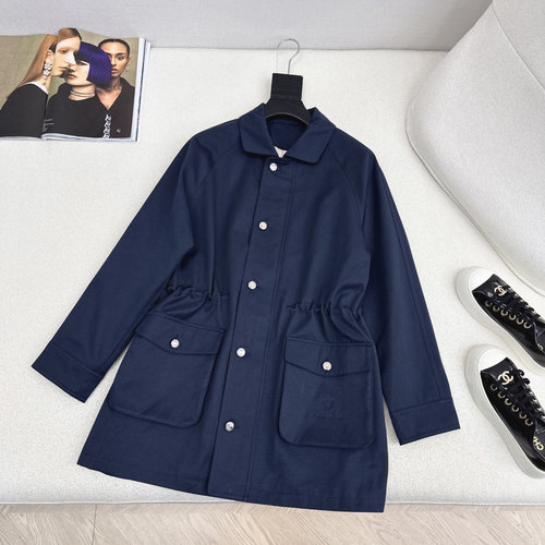 Loro Piana Drawstring Waist Windbreaker with Custom Fabric