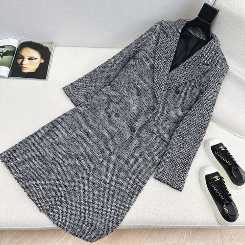 Brunello Cucinelli High - End Vintage Long Woolen Suit Coat