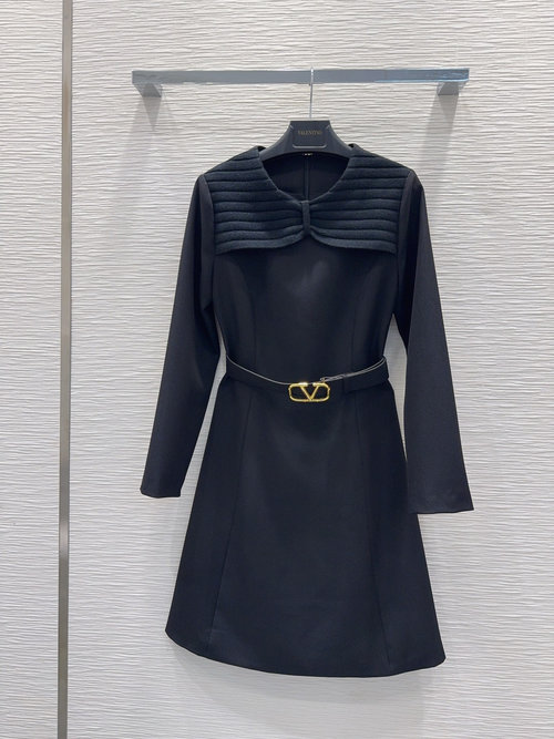 Valentino Retro and Comfortable Custom Fabric Dress for Daily Use