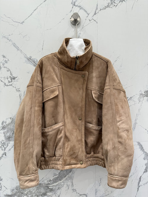 Yves Saint Laurent Exclusive High-End Fur-Integrated Jacket with Classic Style and Exquisite Details