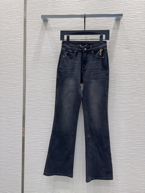 Yves Saint Laurent Stylish 3D Tailored Jeans for Slimming