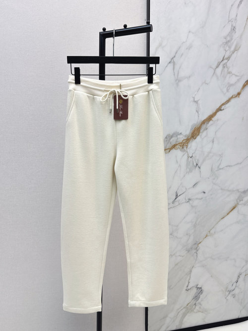 Loro Piana High-end minimalist casual pants, warm and fashionable for matching
