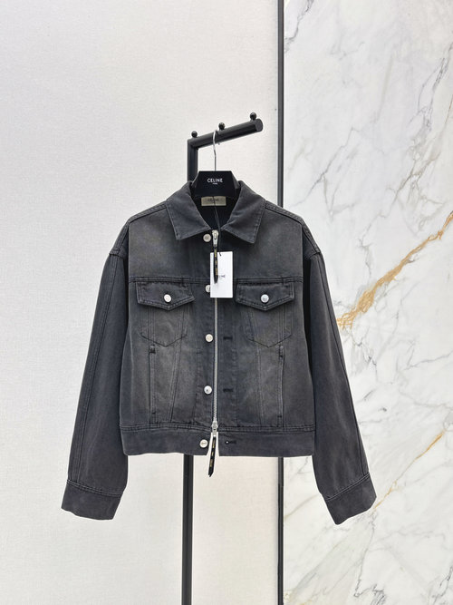 Celine Double-zip Denim Jacket with New Design