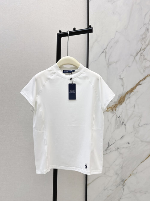 Polo Ralph Lauren Minimalist High - Density T - Shirt with Fine Details