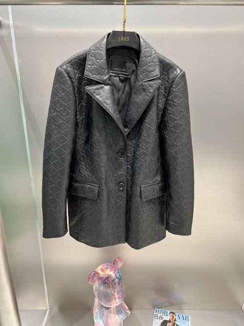 Gucci High-End Italian Leather Jacket