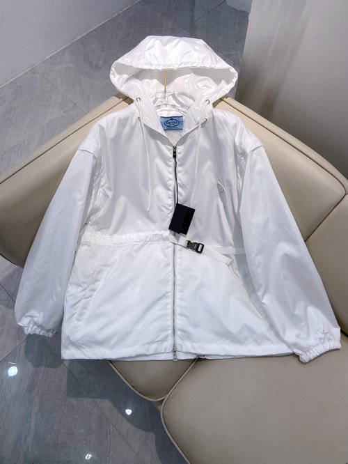 Prada Cost-Effective Convertible Sunscreen Windbreaker to Vest