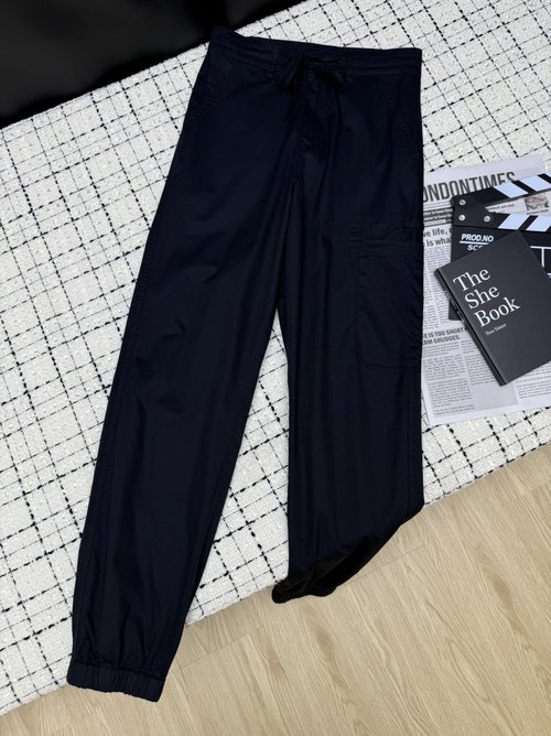 Prada Triangular Logo Drawstring Sweatpants: Effortless Match