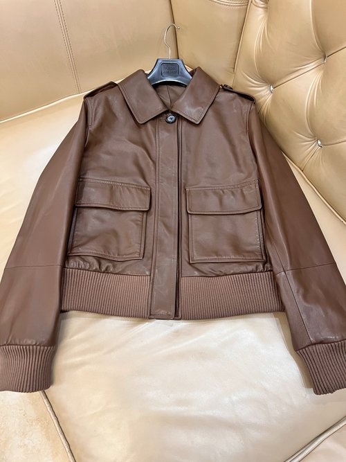 Versace Exclusive Premium Full Vegetable-Tanned Lambskin Jacket with Distinctive Design
