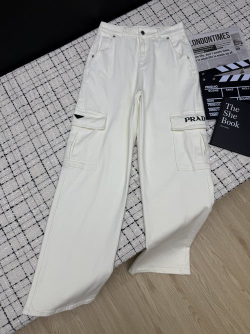 Prada Casual Workwear Style Straight Jeans