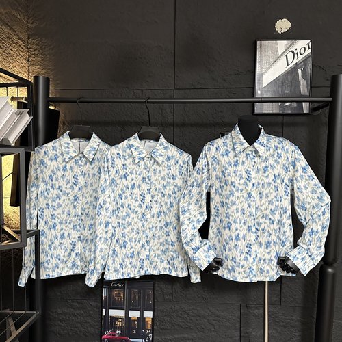 Loewe Soft Premium Satin Floral Shirt for Outerwear