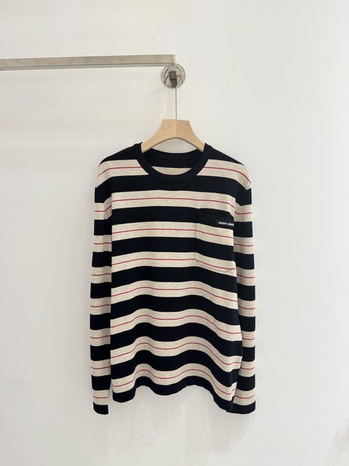 Versace Timeless Stripe Oversized Undershirt