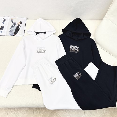 Dolce & Gabbana DG Logo - Decorated Leisure Suit for Daily Wear