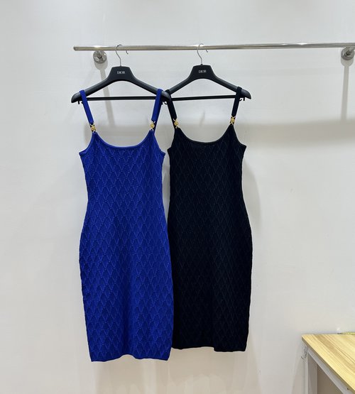 Versace V-Shaped Jacquard Dress, Slim-Fit, Elegant and Stylish