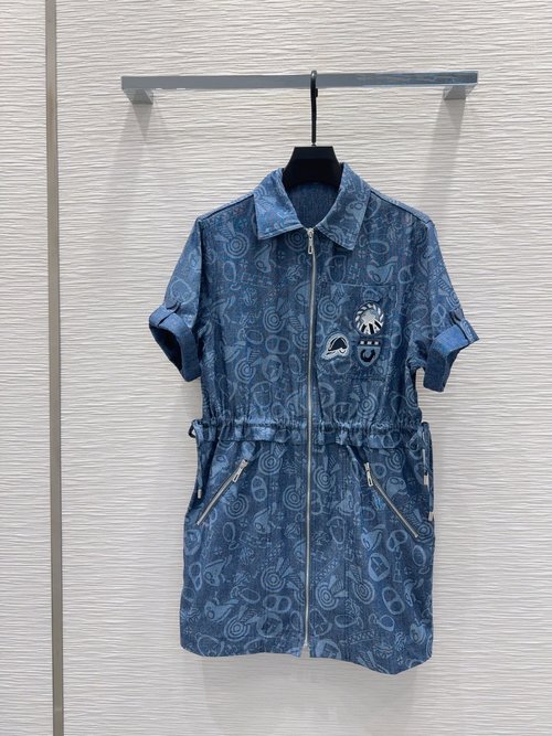 Hermes New Fashionable Denim Skirt with Soft Cotton