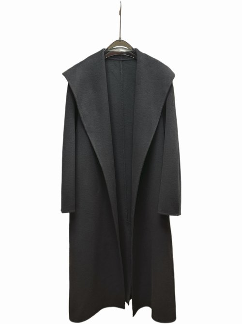Loewe Casual Wool and Cashmere Blend Overcoat in Gray and Black