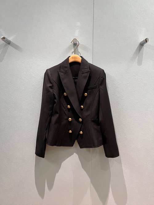 Balmain Double-breasted Buttoned Waist - Cinched Suit Jacket
