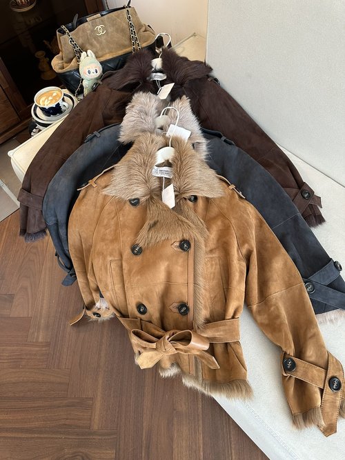 Loewe Winter Furry Lambskin Product with Velvet Surface