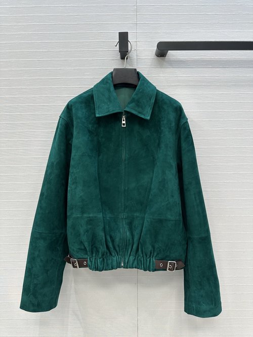 Loewe Exclusive High-End Original Suede Leather Jacket