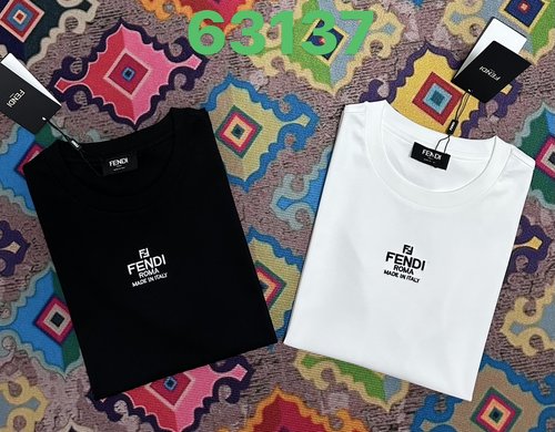 Fendi Embroidered Liquid Ammonia Mercerized Cotton