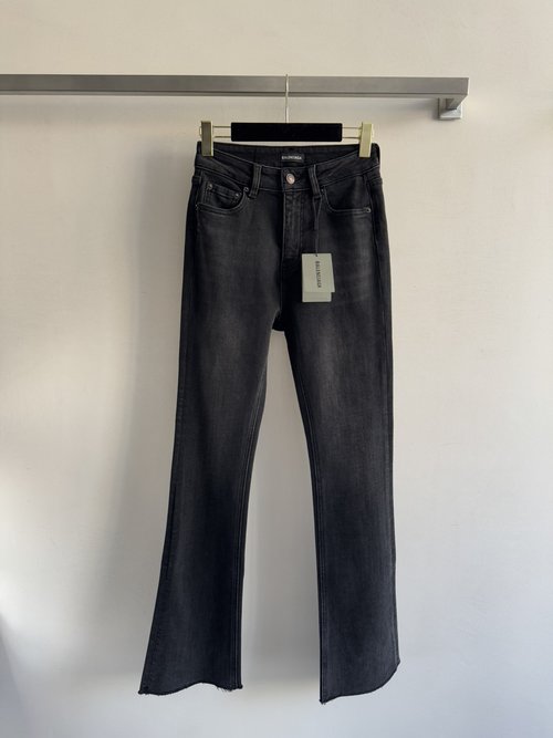 Balenciaga High - Waisted Flare Jeans, Comfortable for All Seasons