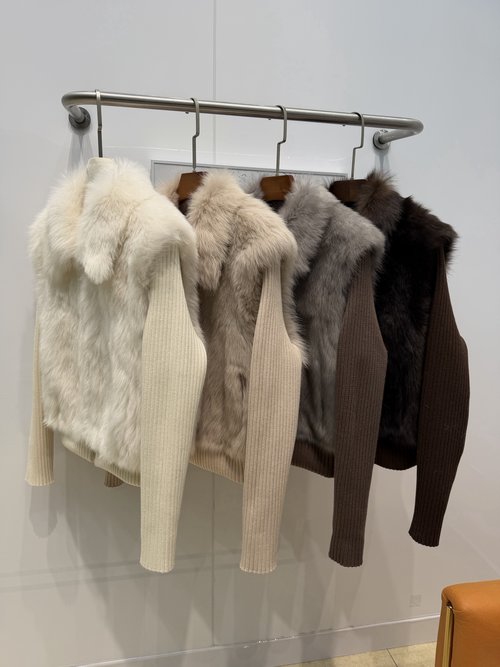 Loro Piana Value-for-Money Detachable Sleeve Imported Toscana Fur Coat