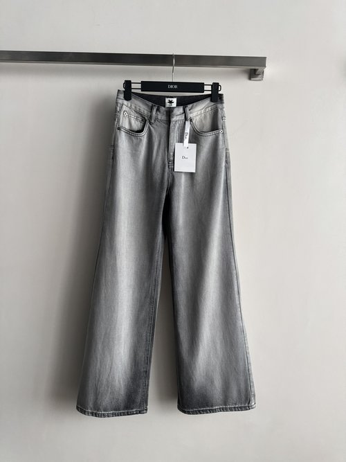 Dior Cowboy Trousers: Retro Elegance, Top-Grade Craftsmanship
