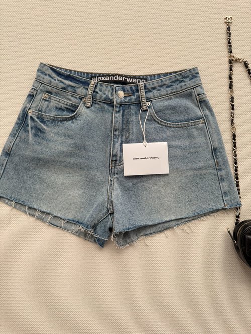 Loro Piana Soft Fabric Water - Diamond Denim Shorts, Perfect Fit