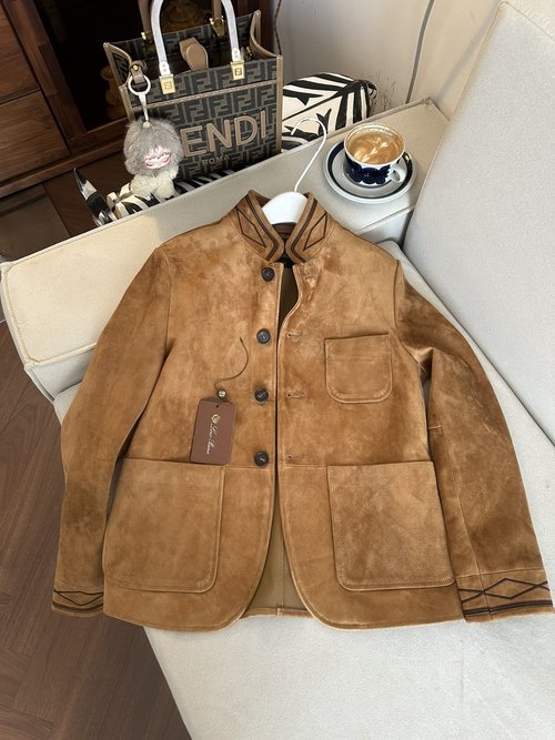 Loro Piana Top-Quality Italian Imported Goat Suede Leather