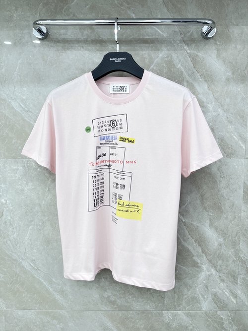 Maison Margiela Exquisite Loose-fit Printed Short-Sleeve T-shirt for All Outfits