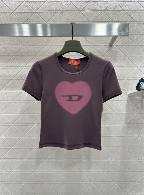 Diesel High-quality Small-sized Simple and Versatile T-shirt