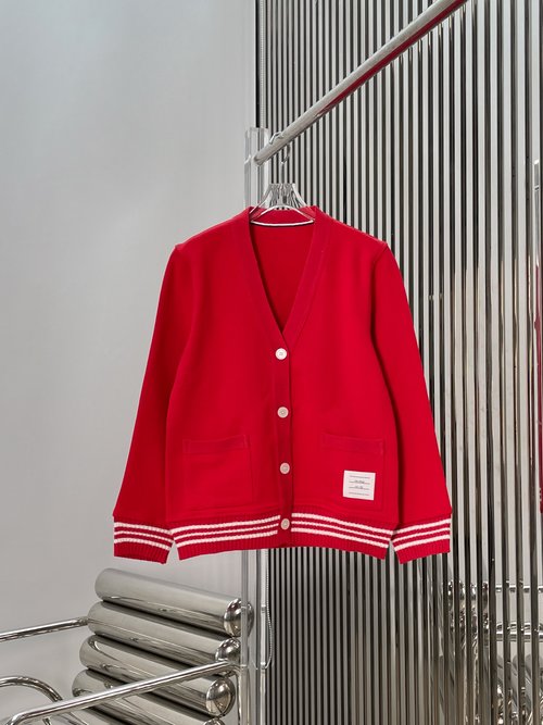 Thom Browne New Year Limited Knit Patchwork Sweatshirt