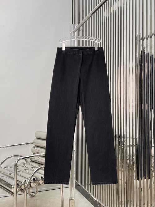 Maison Margiela Latest Structured Black Jeans
