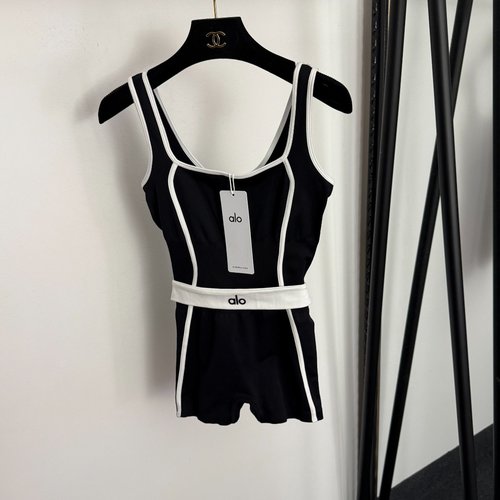 Loewe Logo Patchwork Sleeveless Jumpsuit Shorts in Multiple Colors