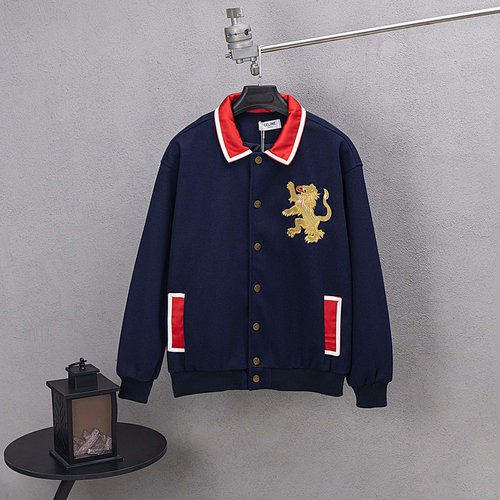 Celine Luxury Baseball Jacket Made of Premium Materials