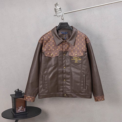 Louis Vuitton Runway Baseball Jacket with Premium Materials