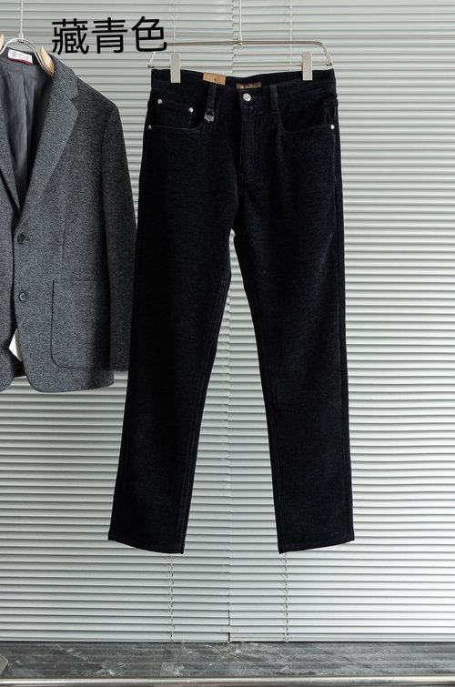 Loro Piana Retro Corduroy Casual Trousers with Soft Cotton