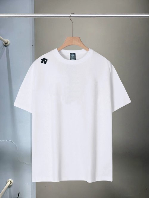 Descente 32-Count Double-Yarn Cotton Short-Sleeve T-Shirt
