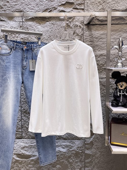 Dior Long Sleeve Shirt with Sorona, Clear Texture Design