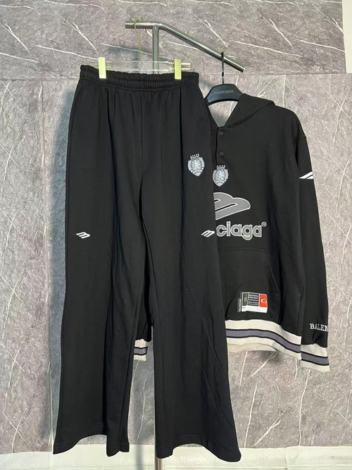 Balenciaga Fashionable Campus Style Football Jacket