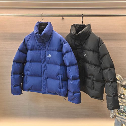 Balenciaga 3M Reflective Print Ski Down Jacket