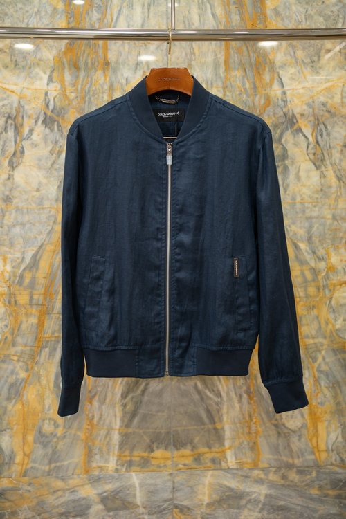 Dolce & Gabbana Refundable Retro-style Linen Suit with Leather Logo