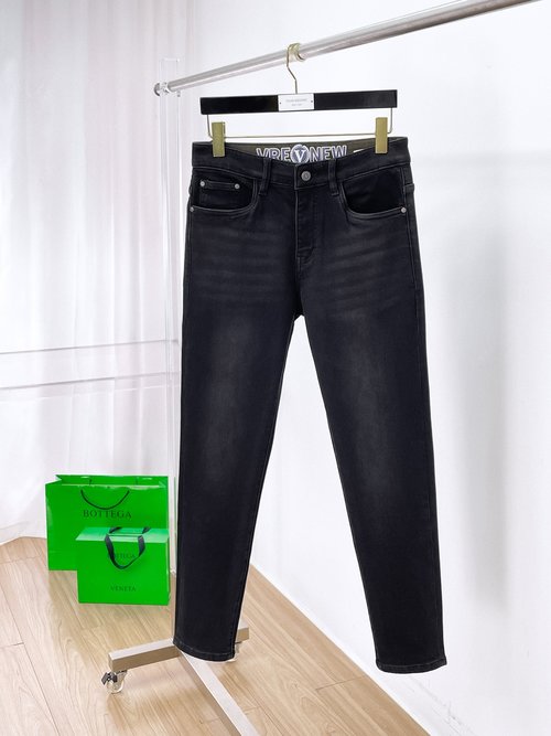 Versace Premium Imported Jeans with Elasticity and Brand Design Elements
