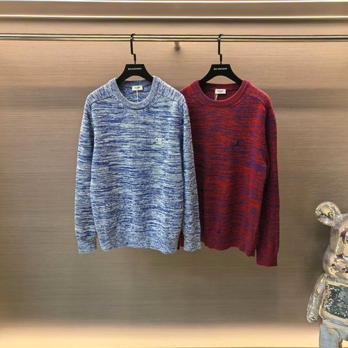 Hermes Embroidered Knit Sweater with Unique Design