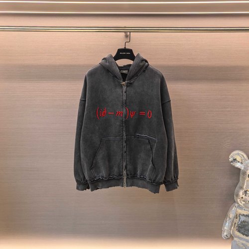 Balenciaga Formula Embroidered Washed Sweatshirt (No Chinese detected, title optimized for clarity)
