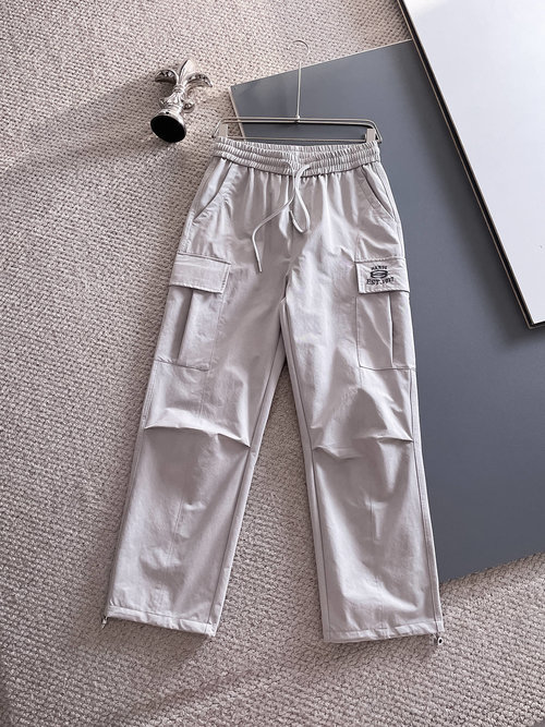 Balenciaga Casual Pants with New Logo and Custom Fabric