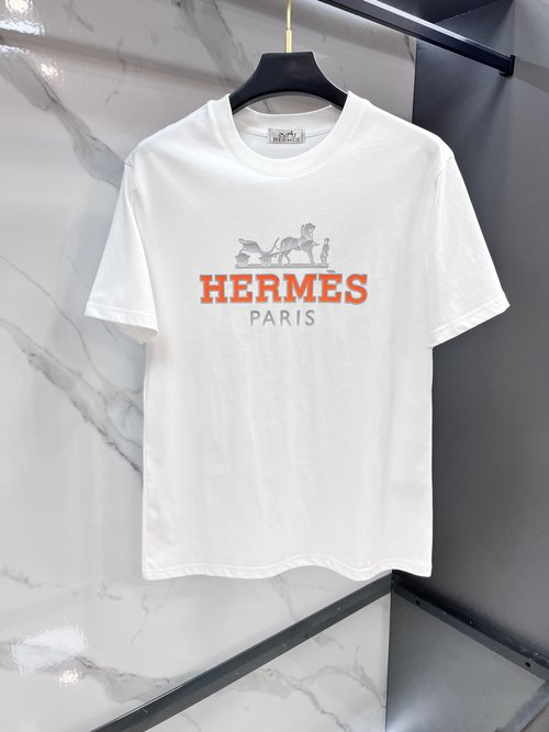 Hermes Custom Multi-Color Short-Sleeve Shirt