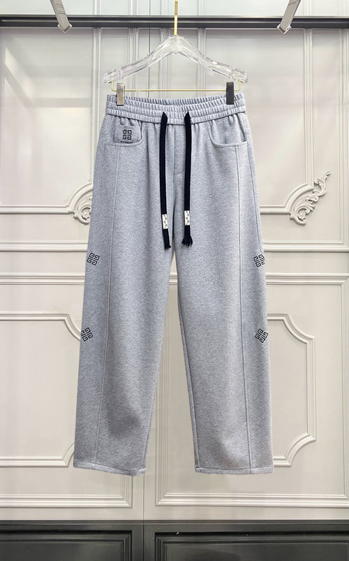 Givenchy New Casual Pants with Distinctive Logo, High Comfort
