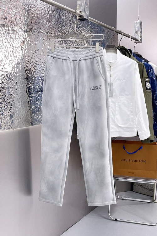 Loewe New Casual Pants with Logo, High Comfort